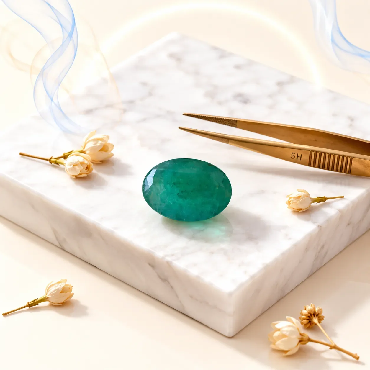 Emerald (Panna) Stone 6.75 Ratti – Oval (EM-01)