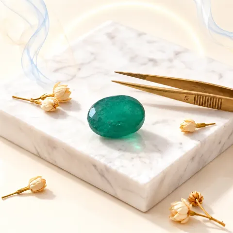 Emerald (Panna) Stone 5.45 Ratti – Oval (EM-02)