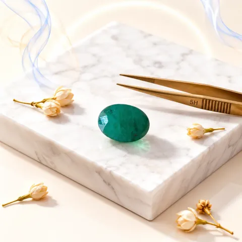 Emerald (Panna) Stone 5.66 Ratti – Oval (EM-03)