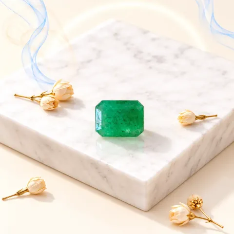 Emerald (Panna) Stone 5.77 Ratti – Emerald-cut (EM-04)