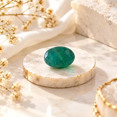 Emerald (Panna) Stone 6.75 Ratti – Oval (EM-05)