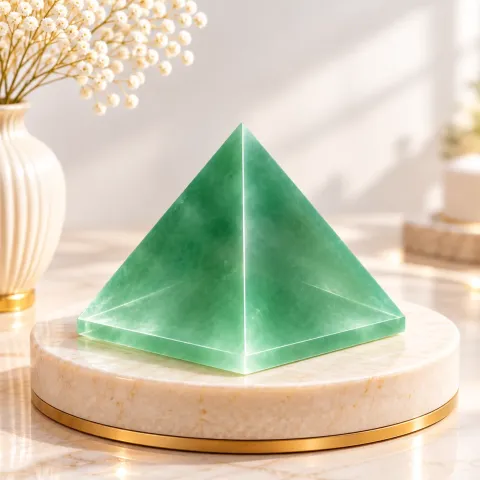 Green Aventurine Pyramid – 6 cm
