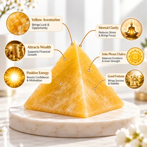Yellow Aventurine Pyramid
